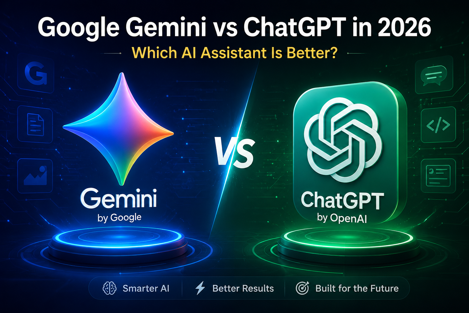 Google Gemini vs ChatGPT in 2026: Which AI Assistant Is Better?